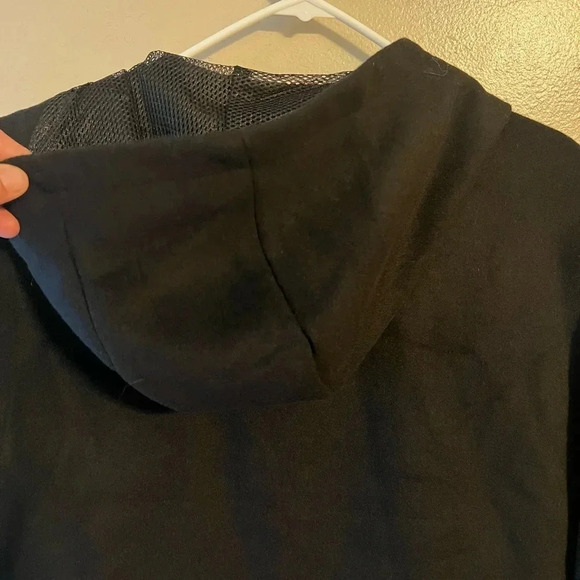 Eletop Wool Blend Peacoat Coat Black NWT Zip Up Hooded Small Winter Fall‎ - Picture 10 of 12